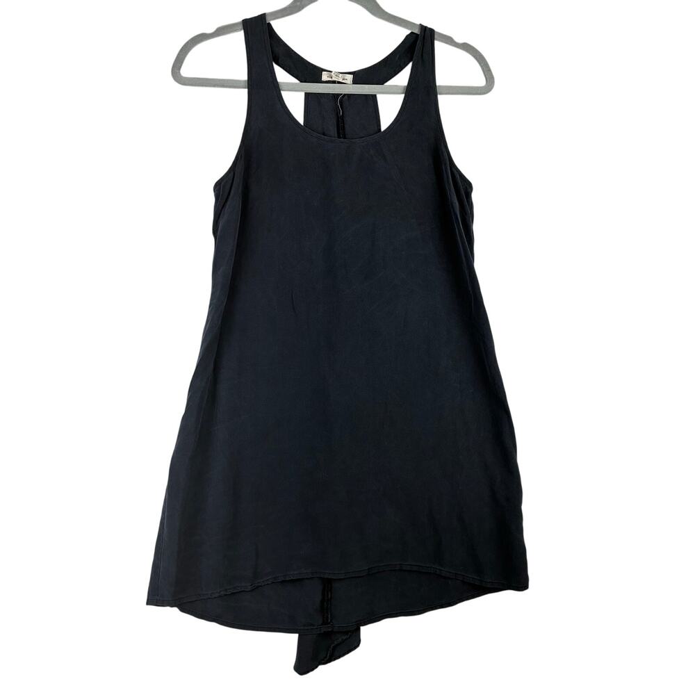 Silence + Noise Urban Outfitters 100% Silk Tank Blouse Women's Small Ruffle Back